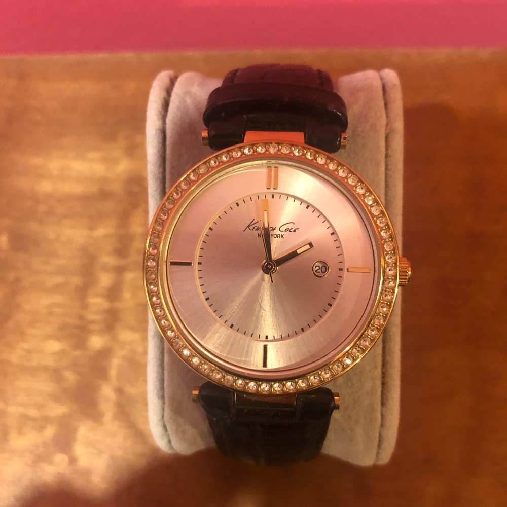 Kenneth Cole Watch with Leather Strap